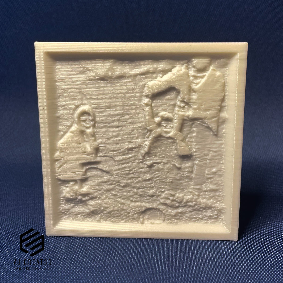 Custom 7x7 Lithophane Picture