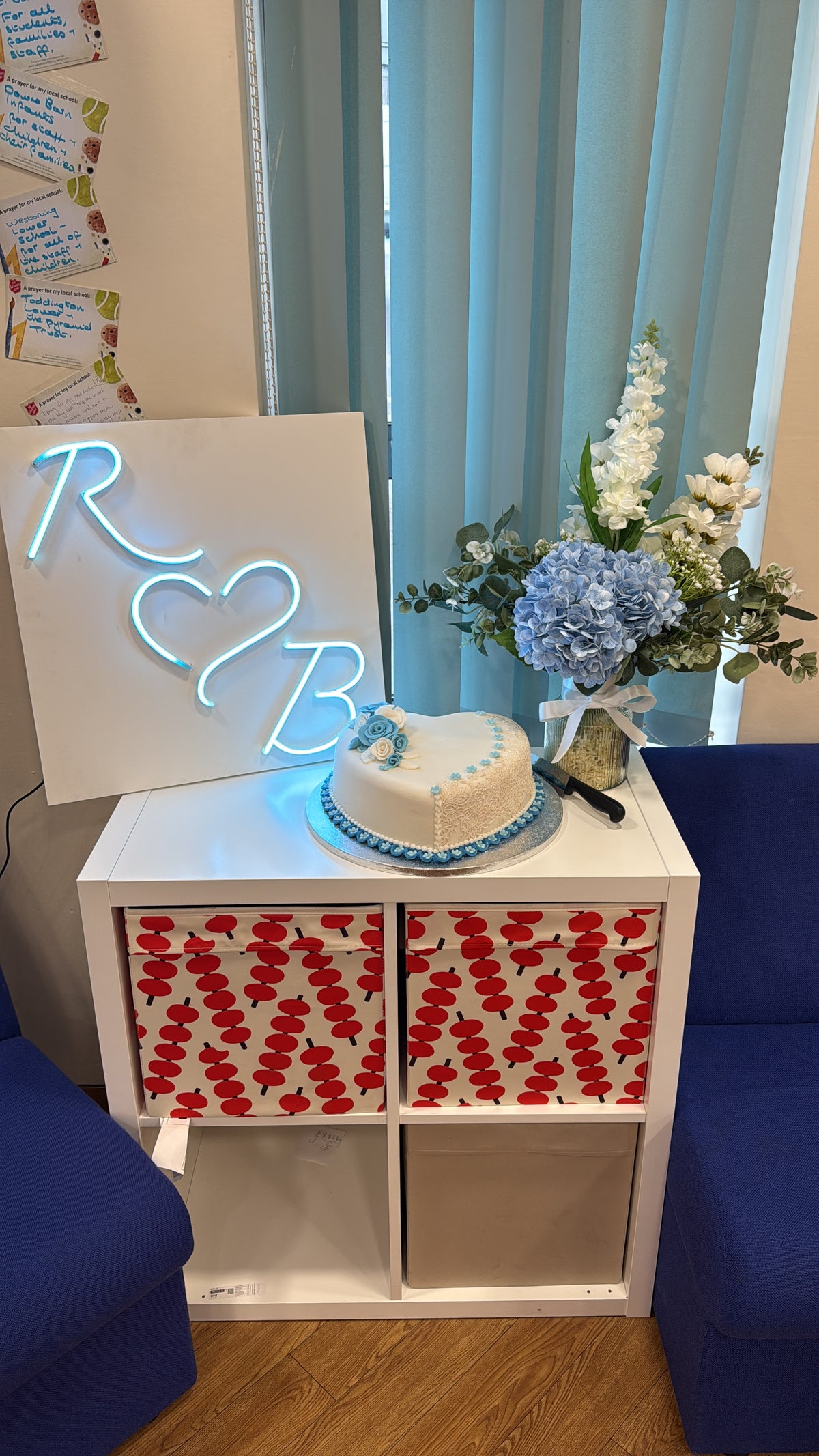 Personalised Couples Initial LED Sign 50cm x 50cm
