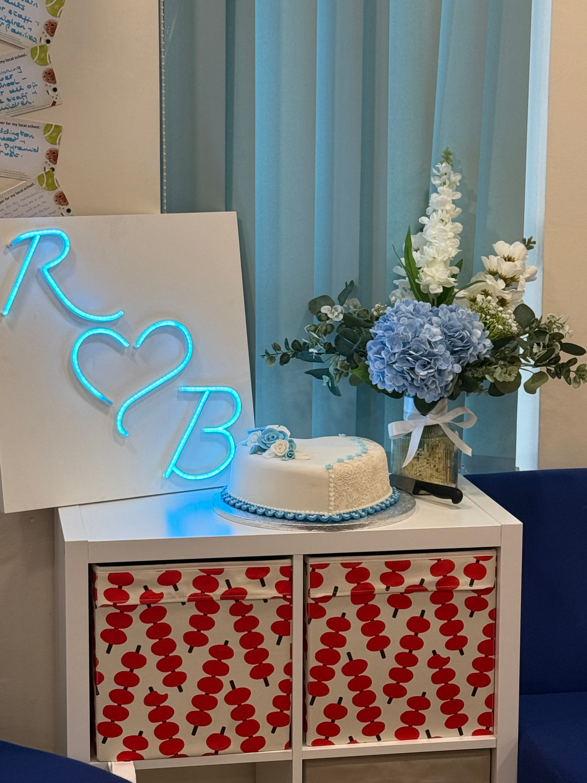Personalised Couples Initial LED Sign 50cm x 50cm