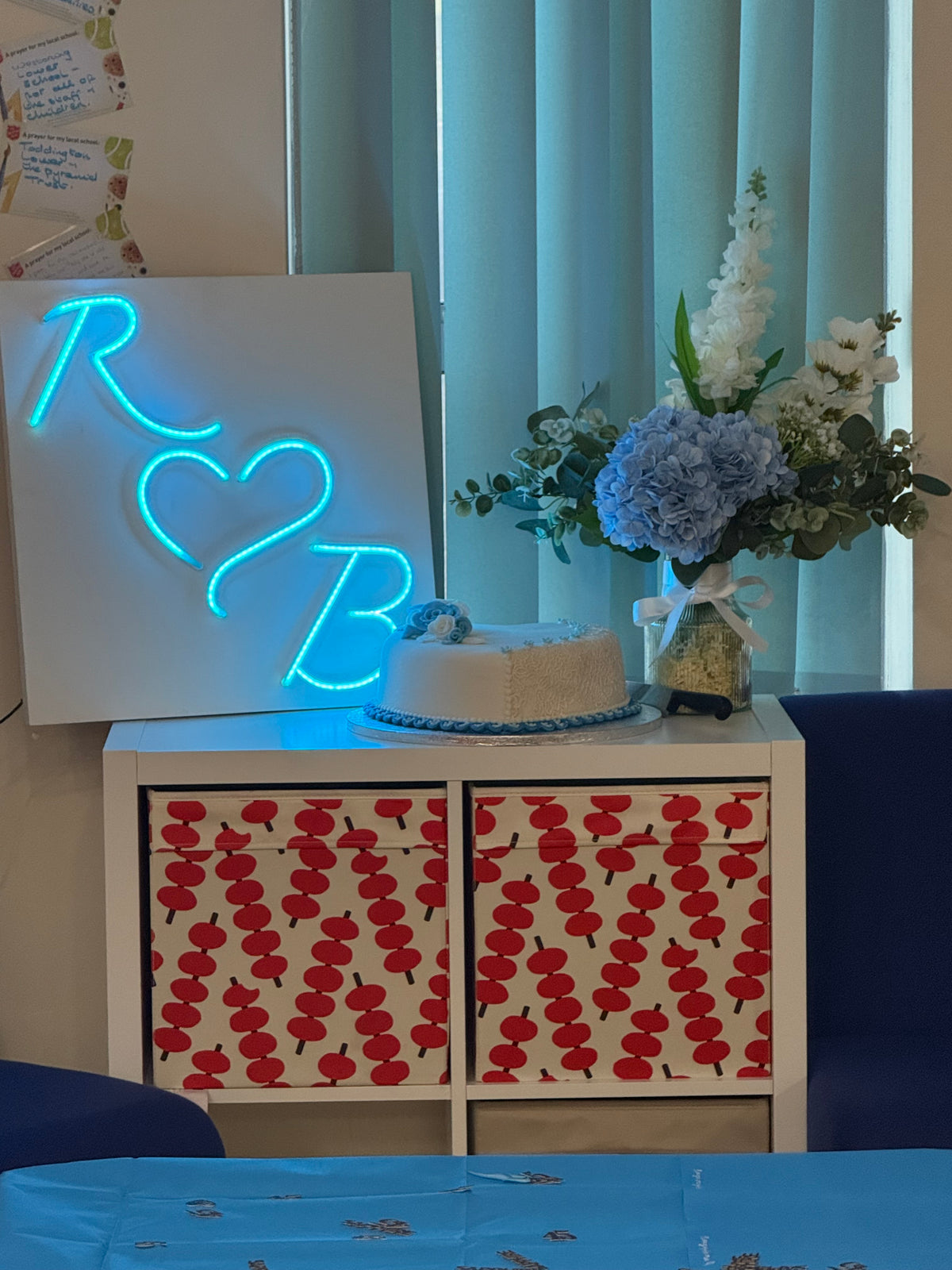 Personalised Couples Initial LED Sign 50cm x 50cm